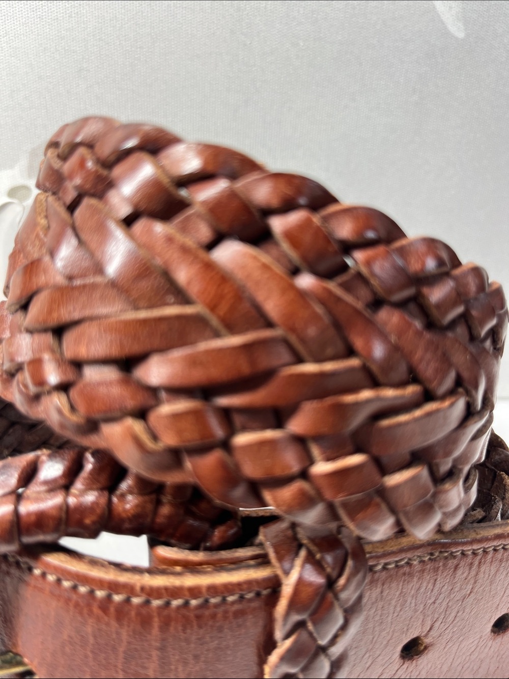 Ralph Lauren Leather Belt Vintage - Picture 3 of 12